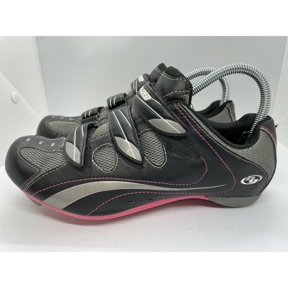 Specialized BG Womens EU 39 Pink/ Black Strap Cycling Shoes Breast Cancer 8.5 - Picture 3 of 8